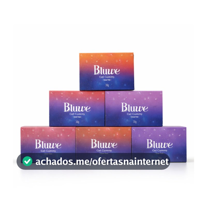 Gel Gummy Bluwe para Alongamento em Gel 30g unha UV