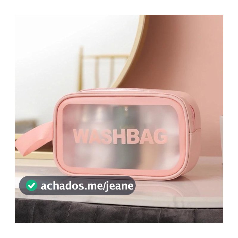 Bolsa Necessaire Para Maquiagem Cosméticos Divisória Mala Viagem Tamanho P