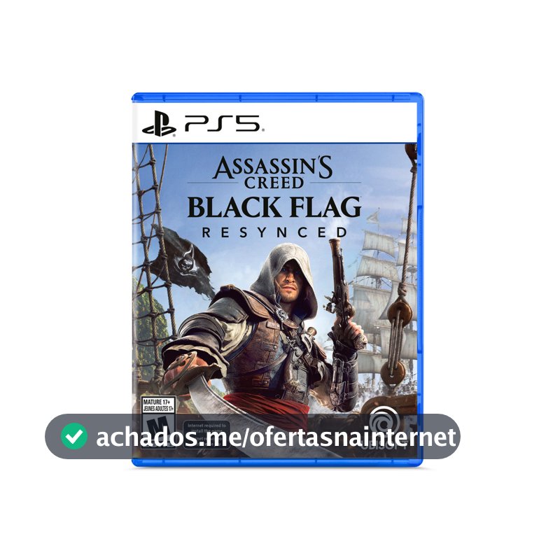 Assassins Creed Black Flag Resynced PS5 Midia Fisica