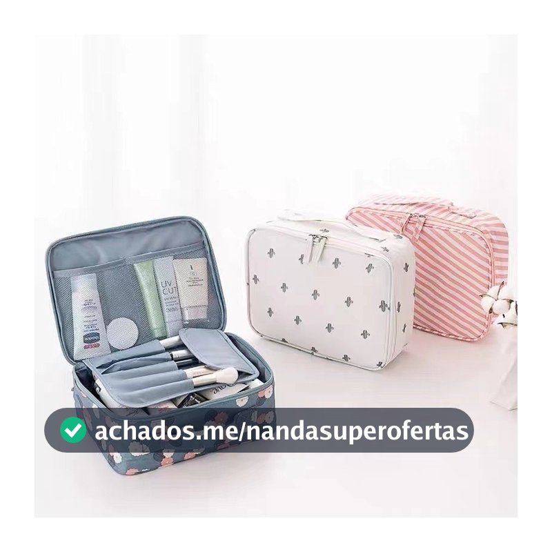 Bolsa De Cosméticos À Prova D'água Portátil Multifuncional Para Viagem Moda JORGE