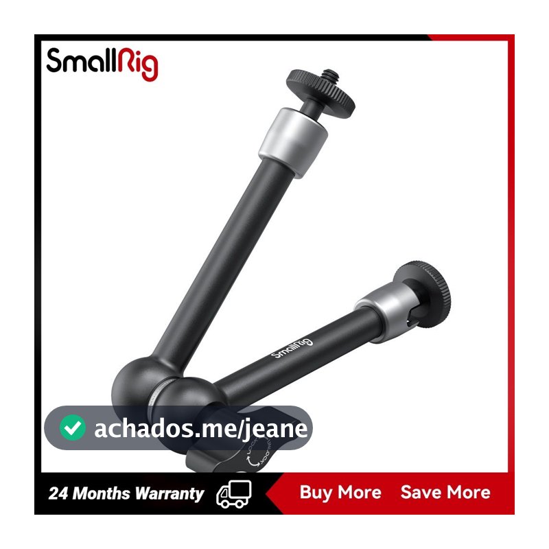 SmallRig 9.8 Inch Braço Mágico Articulado Ajustável Com Parafusos De 1/4 Para Monitor De Câmera DSLR 2066B