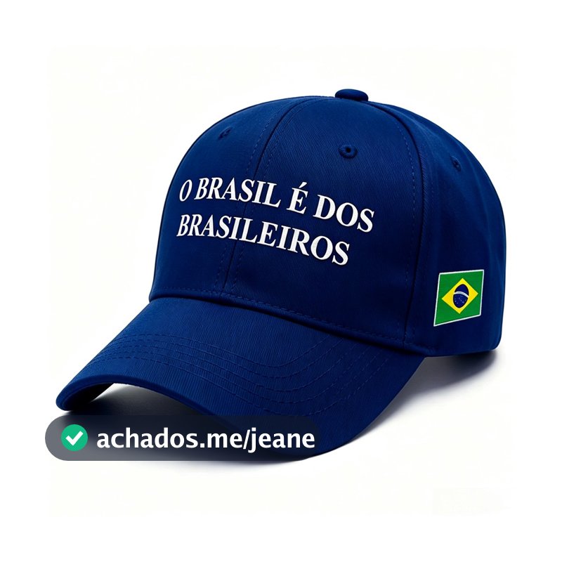 Boné O Brasil É Dos Brasileiros Lula DTF Impressão