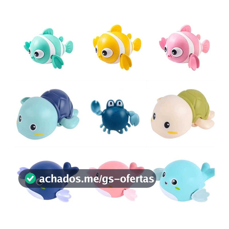 Brinquedos de Banho para Bebês Piscina Baleia Tartaruga Golfinhos Caranguejo Peixinhos