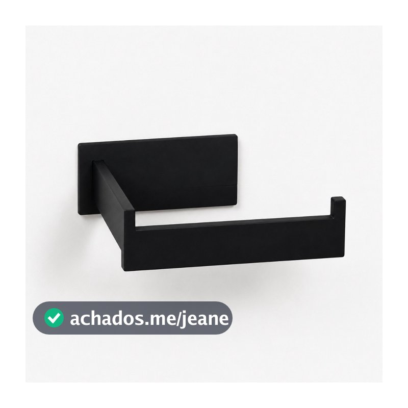 Suporte Porta Papel Higiênico Premium Auto Adesivo Para Parede Banheiro