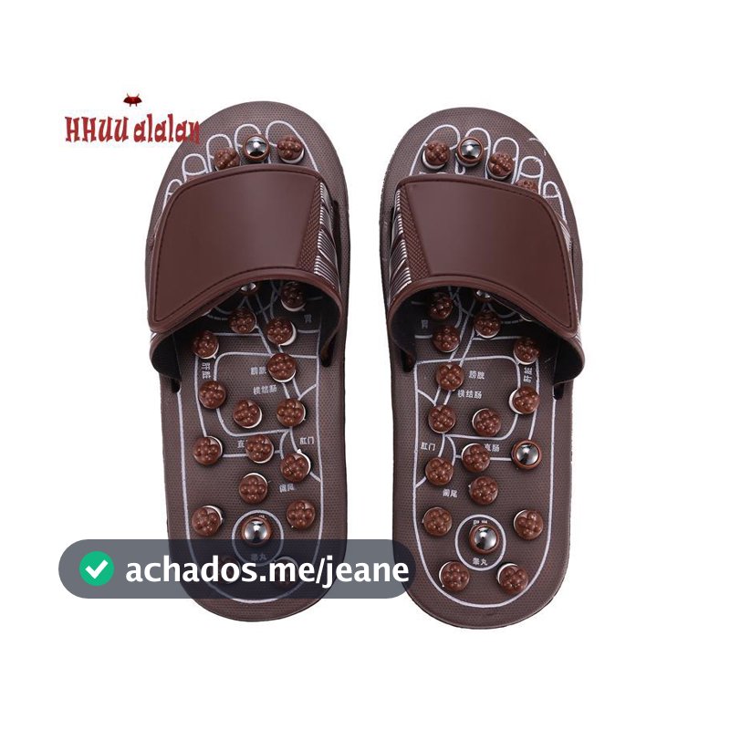 Acupressão Massageador De Pés Massagem Chinelos Sapatos Reflexologia Sandálias Alívio Fascite Plantar Artrite Para Homen