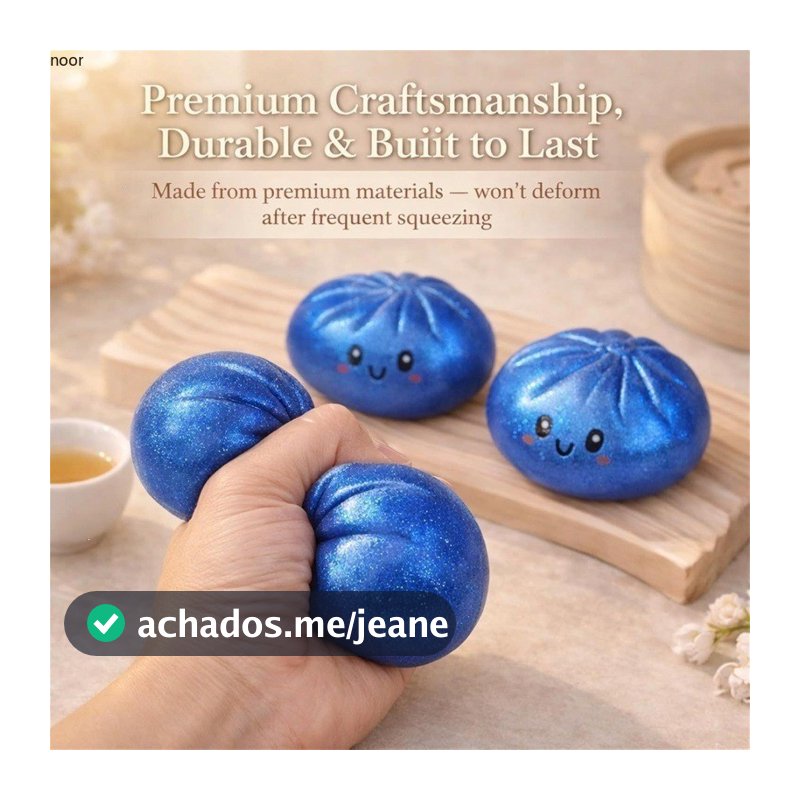 Brinquedo Mole De Bolinho De Brilho Com Caixa De Vapor , De Inquietação Sensorial De Pão Bao Fofo Alívio De Estresse De