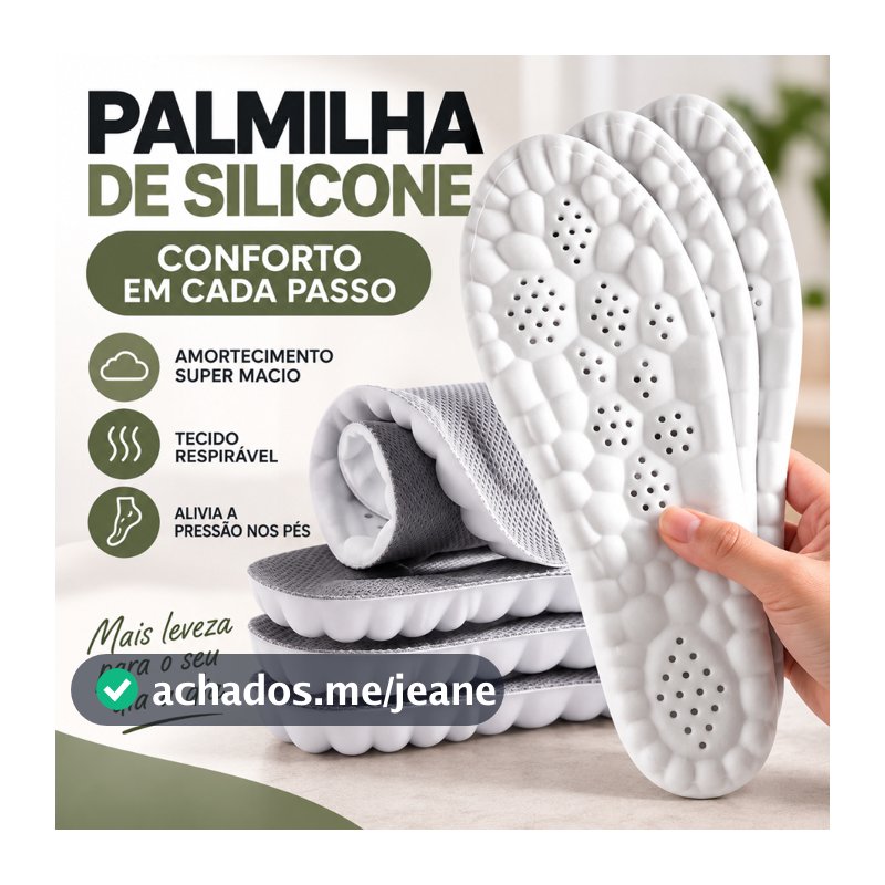 1 a 4 Pares Palmilha Tênis 4D Nuvem Conforto Ortopédica Absorção Impacto Antiderrapante Esportiva Caminhada Corrida