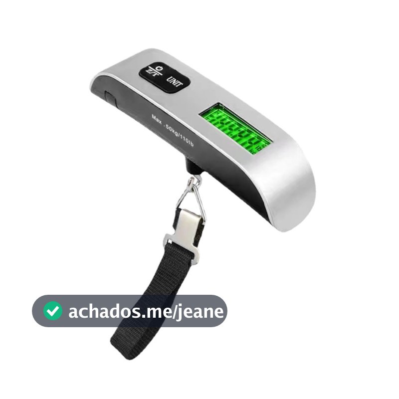 Balança Eletrônica De 50kg Digital De 10g Bolso Mala De Viagem Bagagem Ferramenta De Peso De