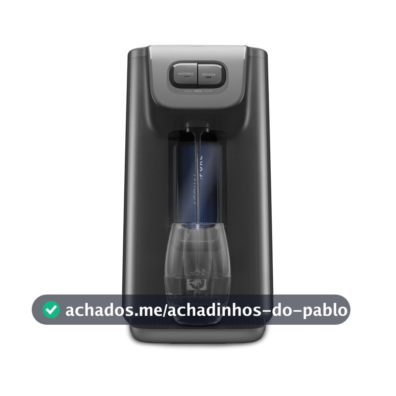 Purificador Electrolux com Compressor Experience Painel Mecânico Grafite (PC01X)