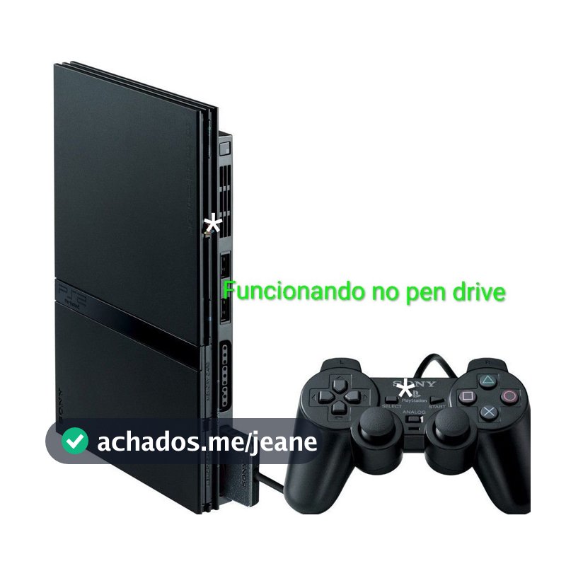 PlayStation 2 funcionando no pen drive, com jogos,110 Volts.