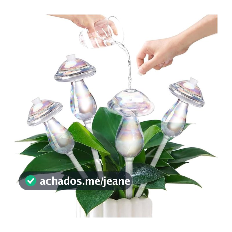 1 Unidade De Globos De Rega De Plantas , Plantador Automática , Inserção De Pontas De Vidro , Rosa , Morango , Cogumelo