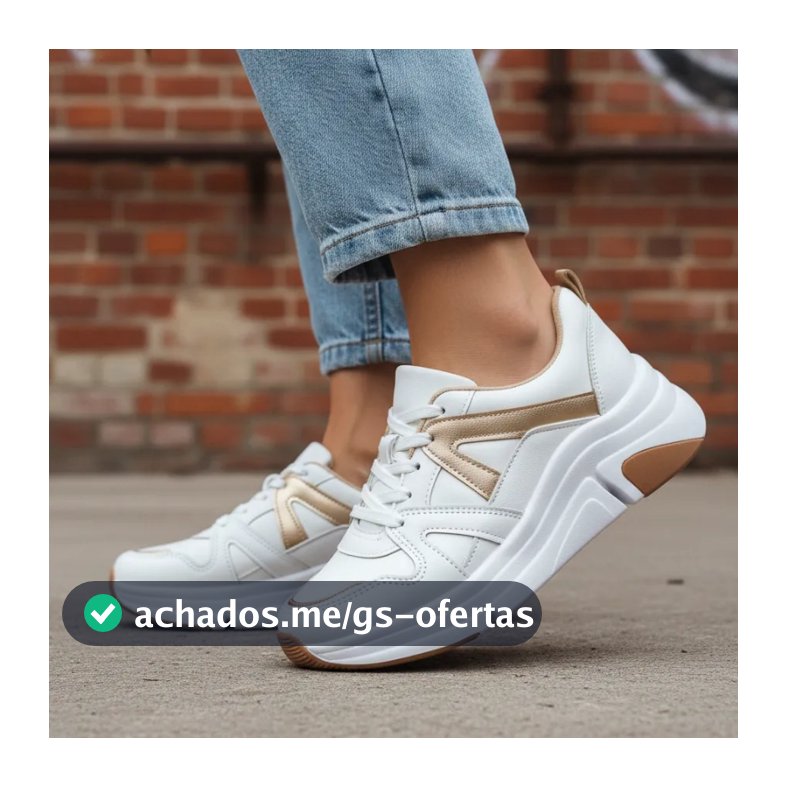 Tênis Feminino Chunky Modare Tênis Casual Feminino Confortável Solado Alto Moderno Original