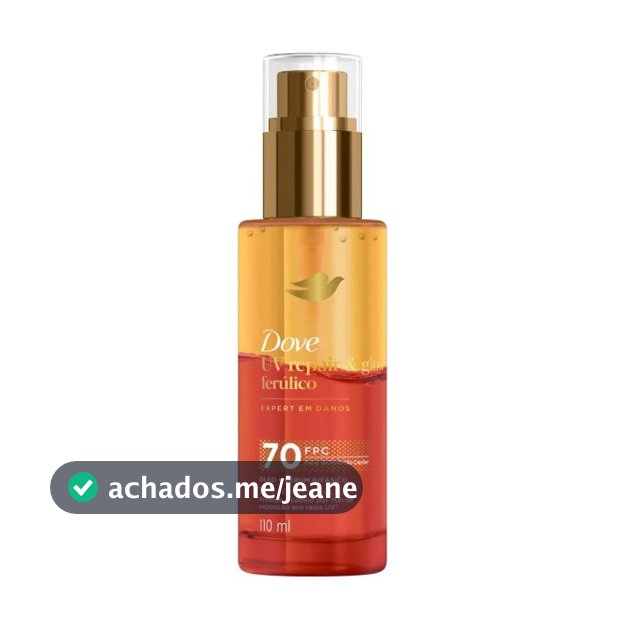 Dove Óleo Sérum Bifásico UV Repair Glow Ferúlico 110ml