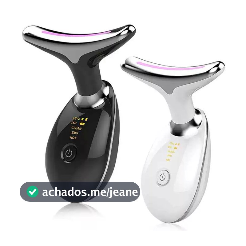 Massageador Golfinho para Tratamento Rejuvenescedor Anti-idade com LED Fototerapia
