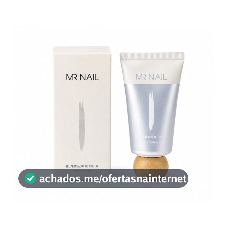Gel em Bisnaga MR Nail Alongamento de Unhas Manicure Profissional Nail Designer