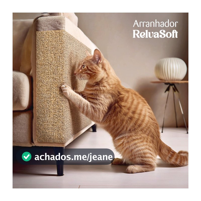 Arranhador Adesivo Premium:  Sofá, Cama e Móveis Para Gato - Protetor Pet