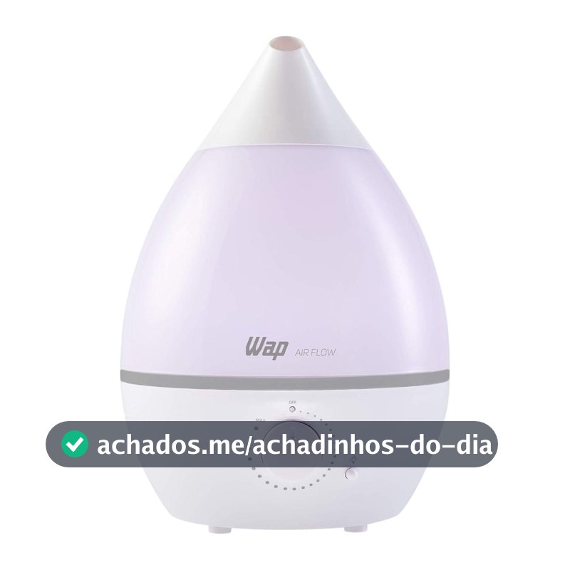 Umidificador de ar 4L com luminária e difusor de aromas - AIR FLOW - Wap (110V/220V)