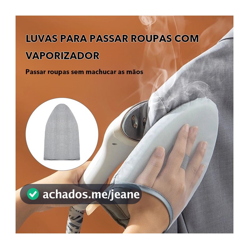 Mini Luvas De Engomar Anti-Vapor : Almofada Para Tábua De Passar Roupa Portátil E Resistente Ao Calor