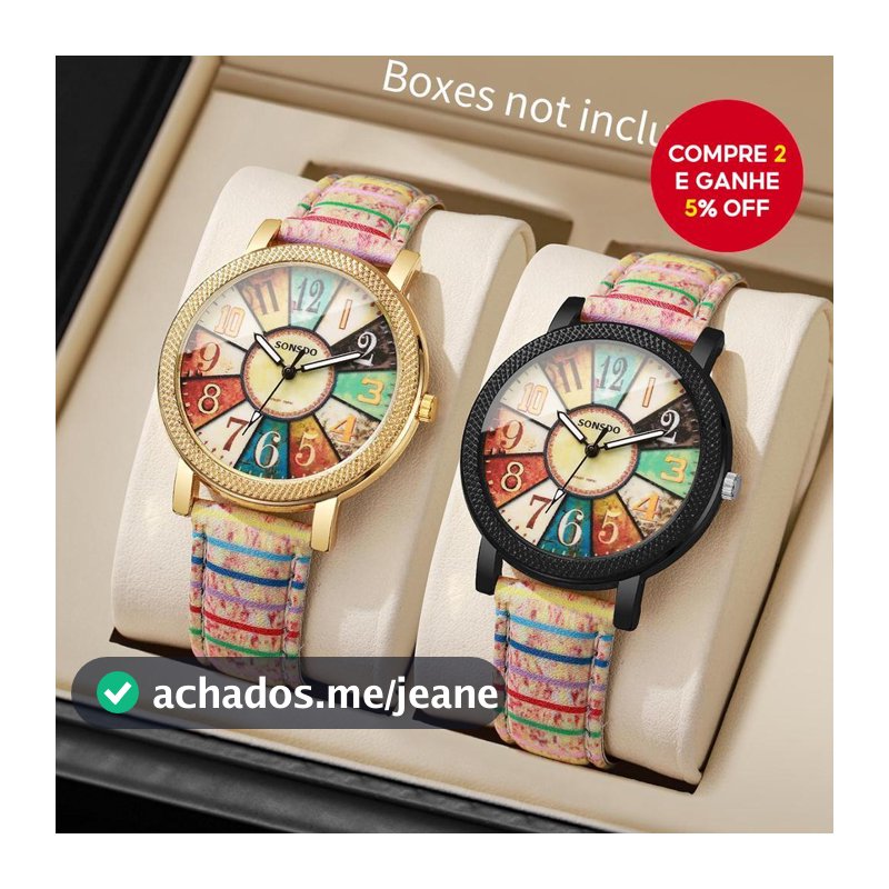 Moda Feminina Pulseira De Couro Quartzo Relógios De Pulso Vintage Árabe Dial Senhoras Relógio (Sem Caixa) 1/2 Pçs