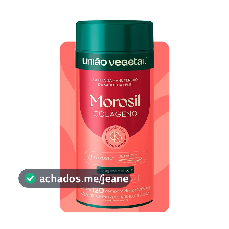 Morosil Galena + Colágeno Verisol + Vitamina C | Ação Antioxidante e Saúde da Pele | União Vegetal