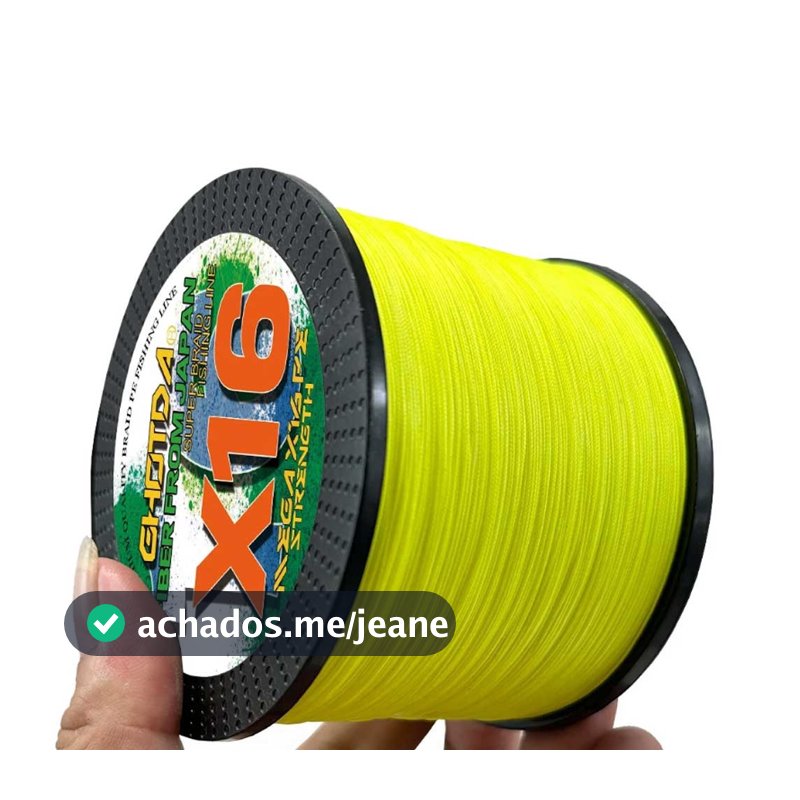 GHOTDA 16 Fios 300/500M Multifilamento Praia/Barco Linha De Pesca PE Trançado Multicolorido 11.3-91Kg Resistência Máxima