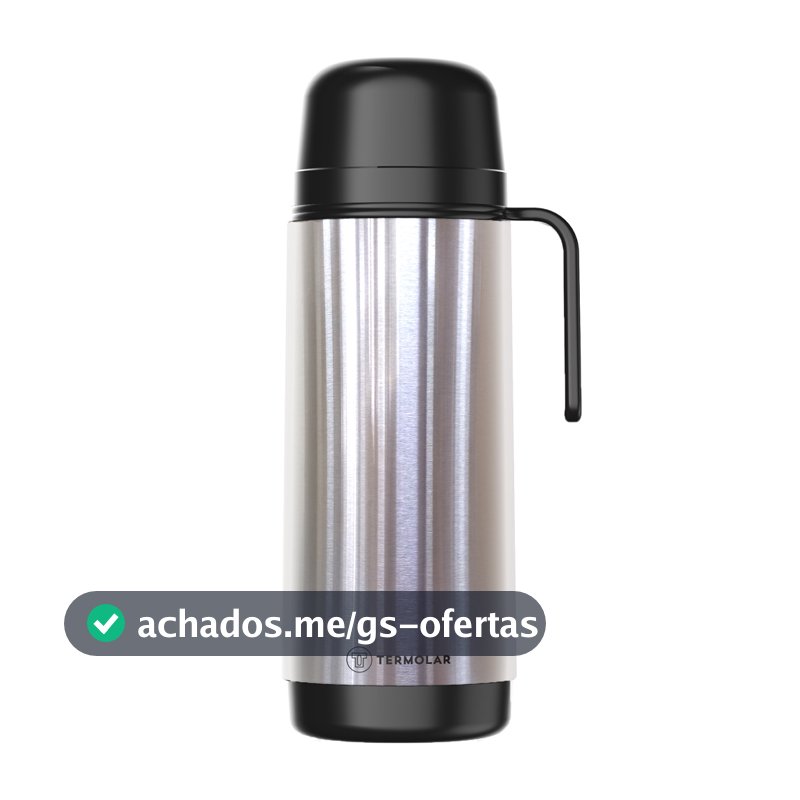 Garrafa Térmica Quente Fria 1L Aço Inox Rolha Clean Termolar