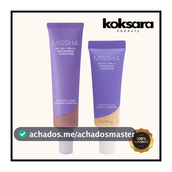 Missha M Perfect Cover Serum BB Cream Pro 20ml / 50ml 8 Colors
