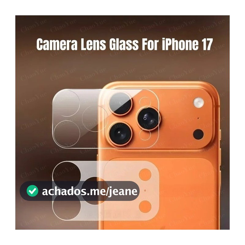 Película Protetora De Câmera Fosca Para iPhone 18 17 Pro Max Capa De Lente Traseira HD Transparente Resistente A Arra