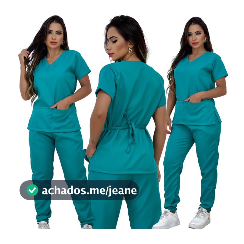 Pijama Cirugico Hospital Clinica Scrub Uniforme profissional Linha Premium