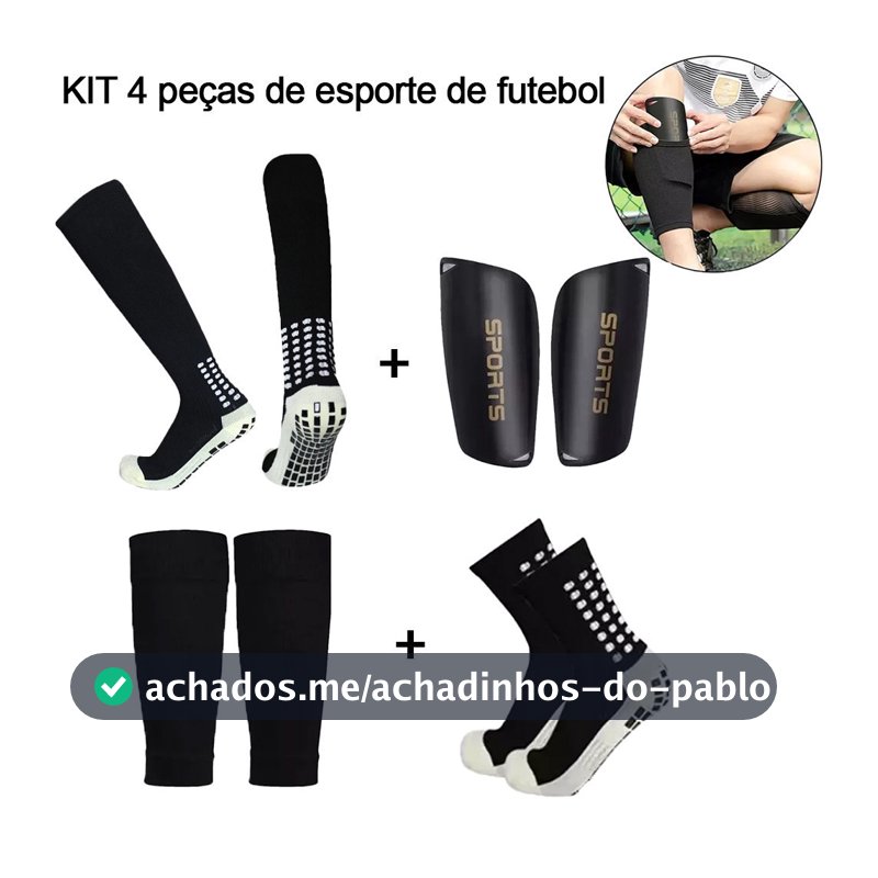 KIT 3/4-Combinação De Meias Esportivas De Futebol