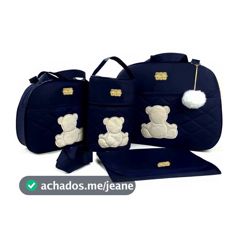 Kit Bolsas de Maternidade Bebê Simples Impermeável