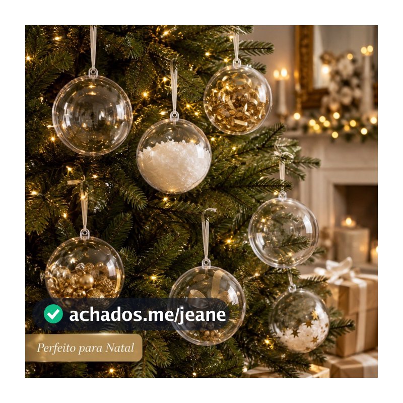Kit 30 Bolas de Natal 7cm, Enfeites para Árvore de Natal, Decoração Natalina para Casa, Festa e Eventos