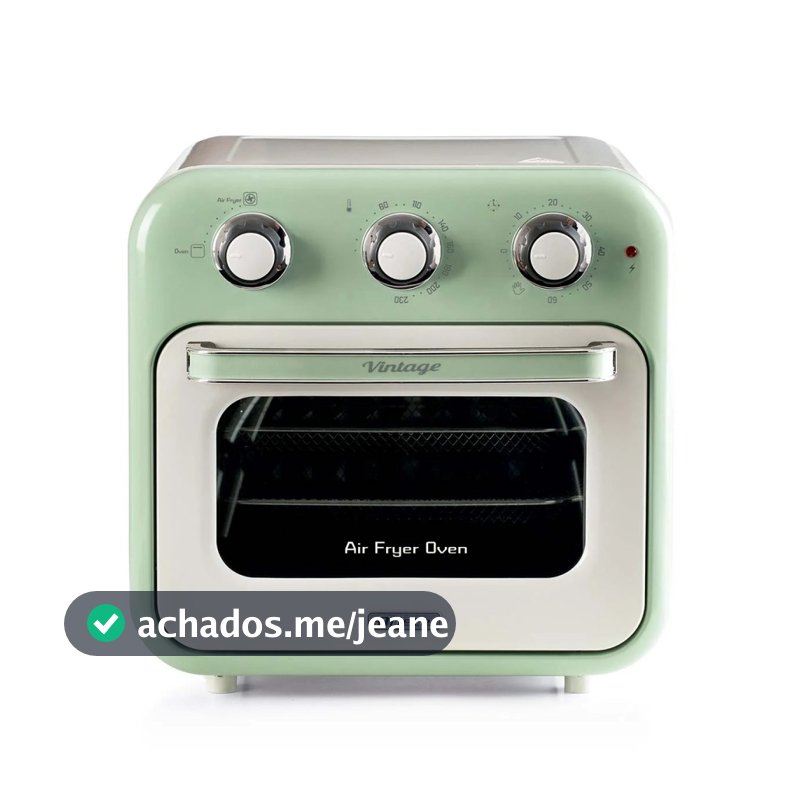 Fritadeira Air Fryer Ariete Vintage 16L Verde 1200W 110V - Modelo 4632 Retrô