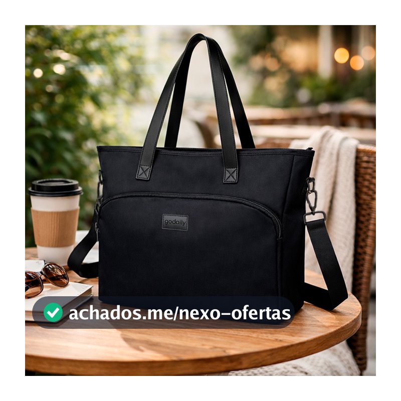Bolsa Godaily Tote Loop Transversal Feminina Dia a Dia