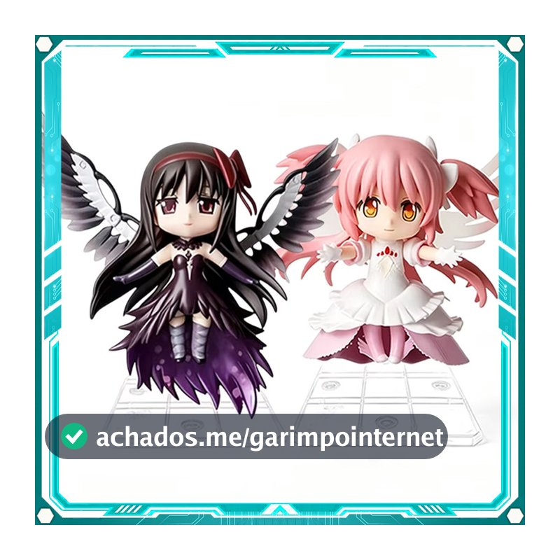 Q Versão Puella Magi Madoka Magica Akemi Homura Figura De Ação Modelo Boneca Marca Garagem Menina Presente Aniversário