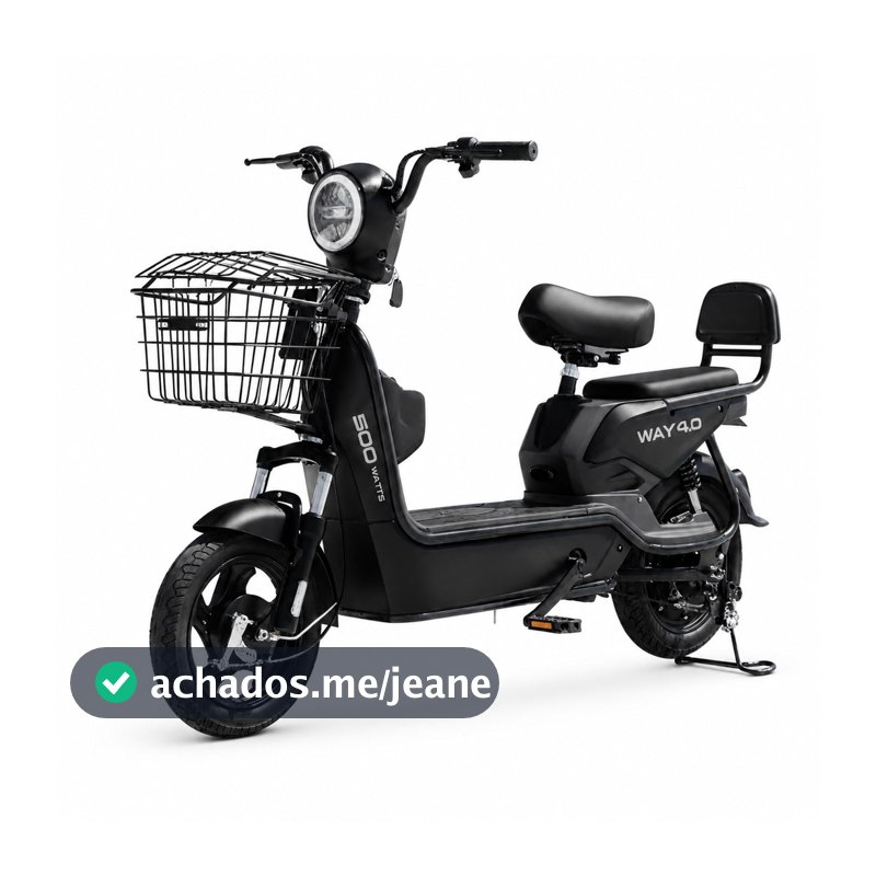 Bicicleta Elétrica Scooter Mova Way 4.0 500w 48v Lítio