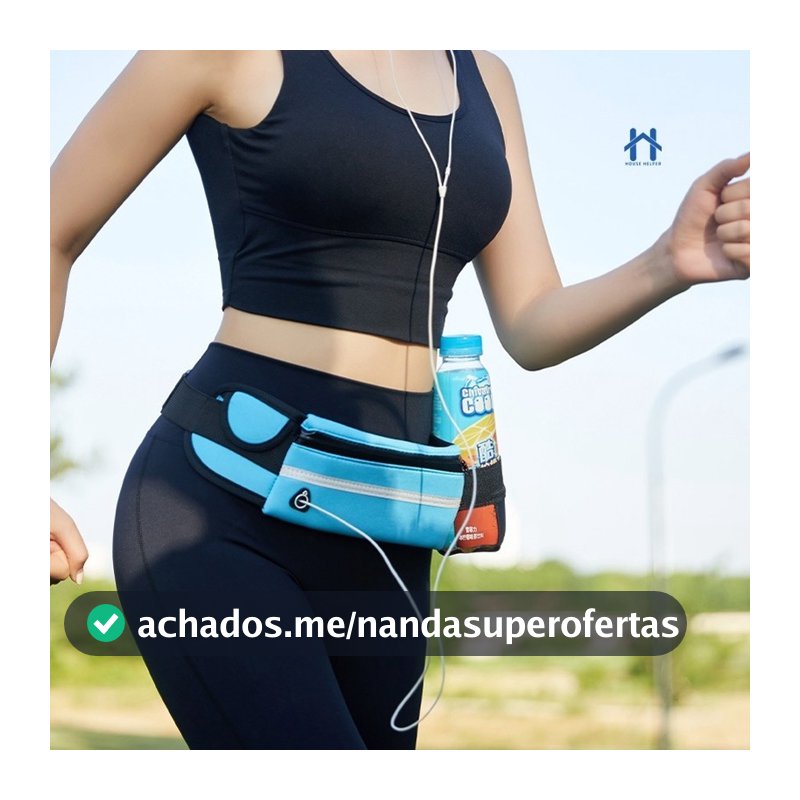 Bolsa Pochete Unissex Esportiva Impermeável Fitness Para Celular Objetos e ÁguaHH UTILIDADES