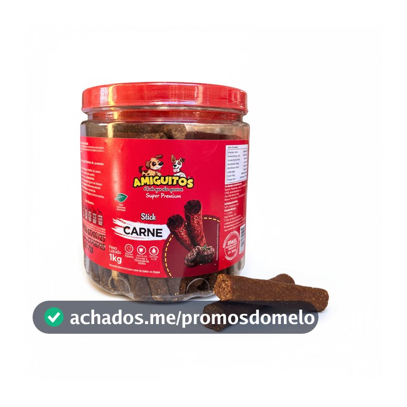 Sticks Bifinho Amiguitos 1kg – Petisco Super Premium Cães