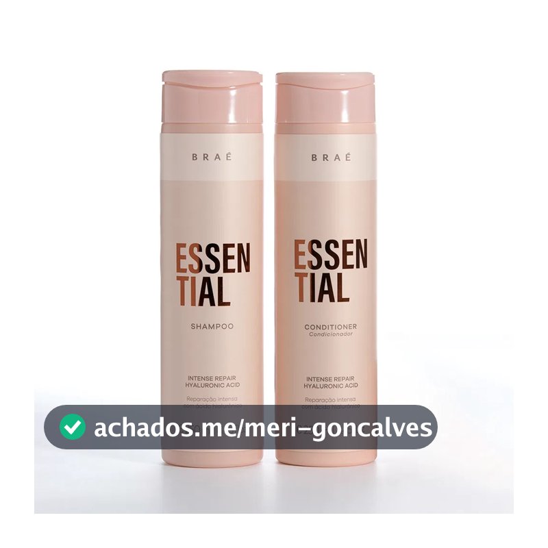 Kit Braé Essential Shampoo 250ml + Condicionador 250ml