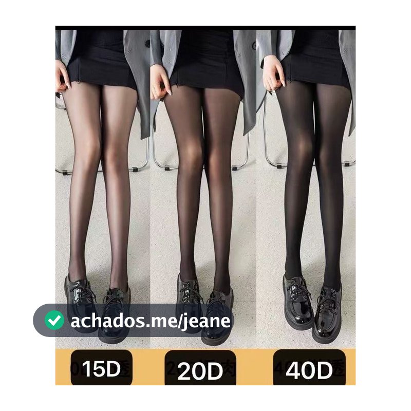 Meia calça 40D Cintura alta sem apertar Resistente a unhas e pets Ajuste perfeito
