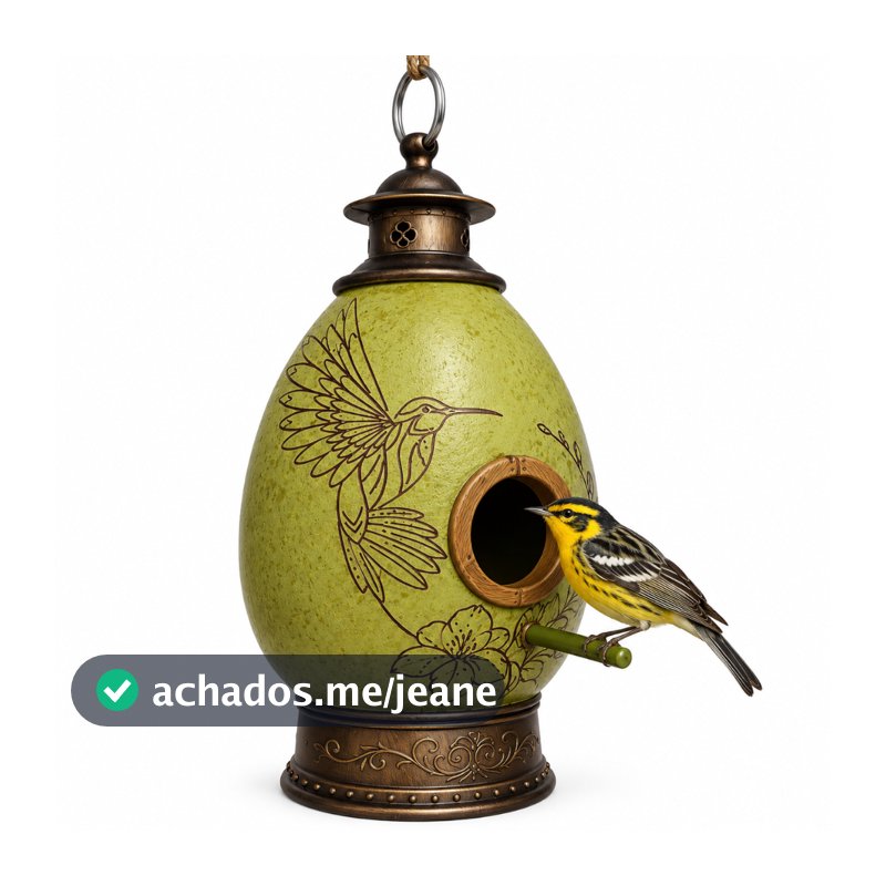 Casinha De Passarinho Ninho CasaOvo Verdedentro Jardim