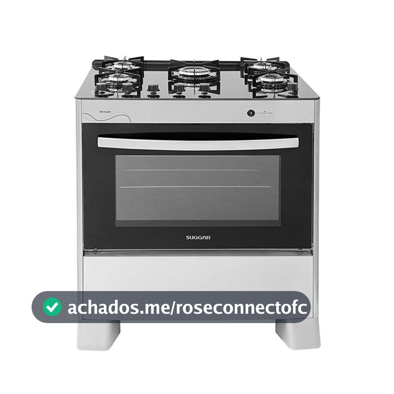 Fogão Suggar Neo Glass 5 Queimadores FGVNG510PRIX Prata Bivolt